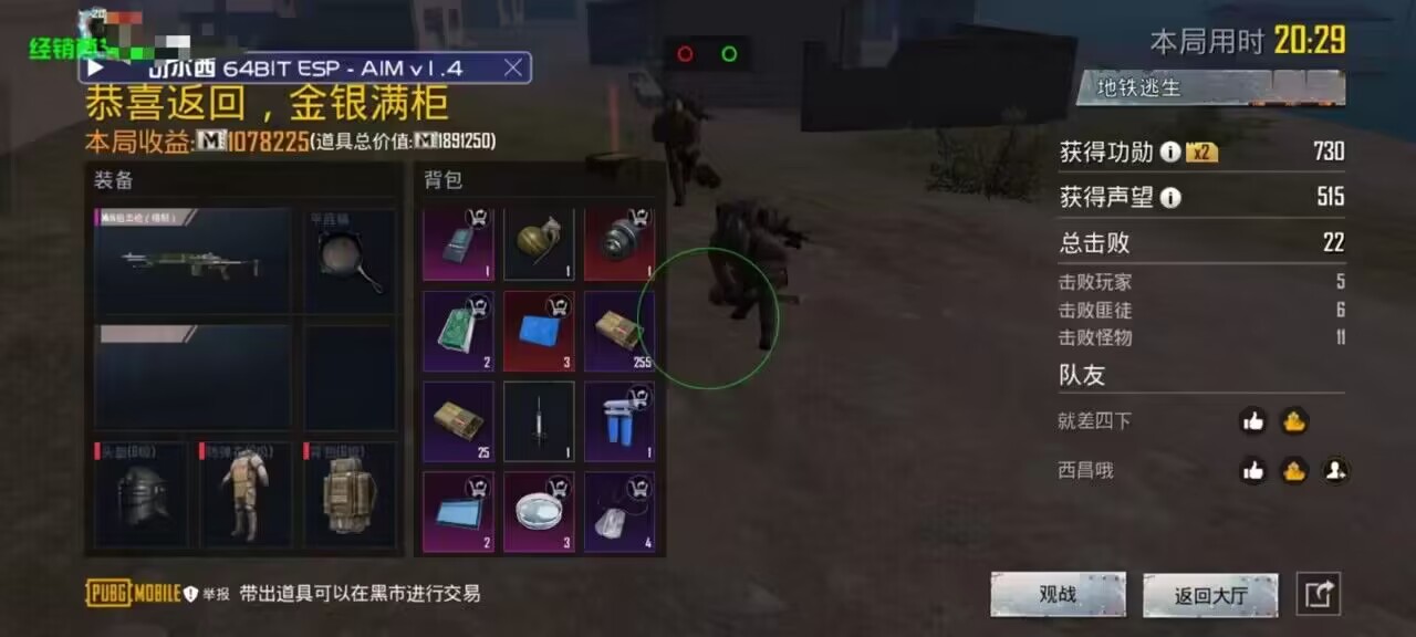和平精英苹果IOS辅助【暗影】免越狱免签名